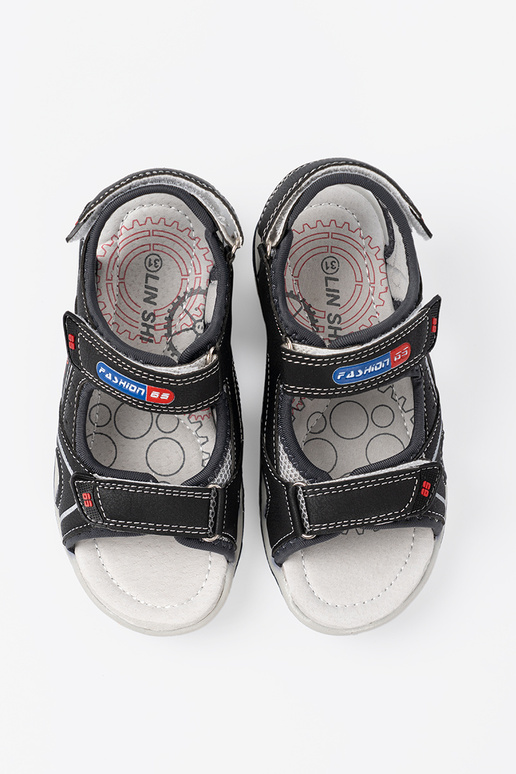 colore nero fanciullesco sandali