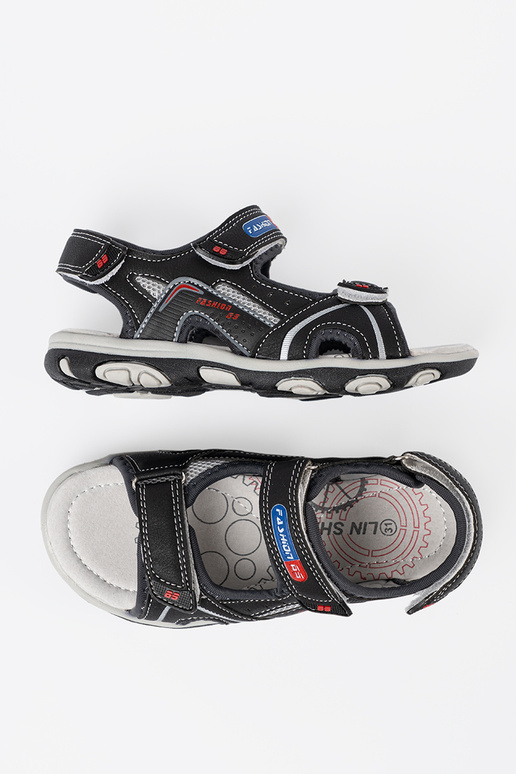 colore nero fanciullesco sandali