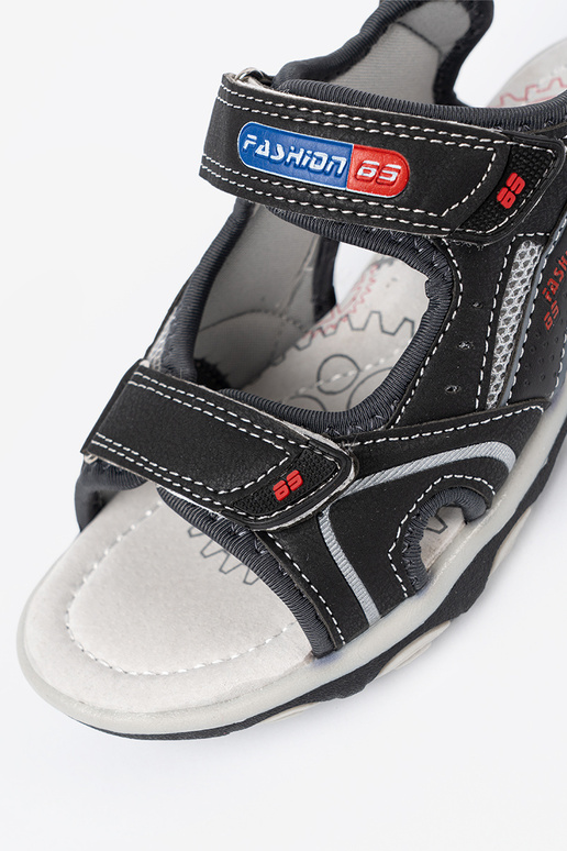 colore nero fanciullesco sandali