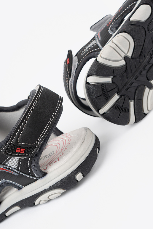 colore nero fanciullesco sandali