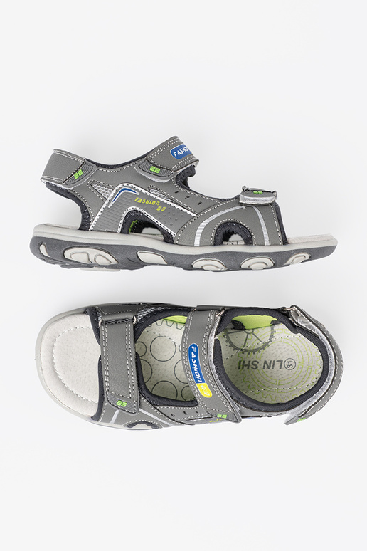 colore grigio sandali fanciullesco