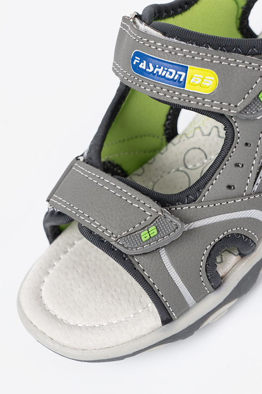 colore grigio sandali fanciullesco