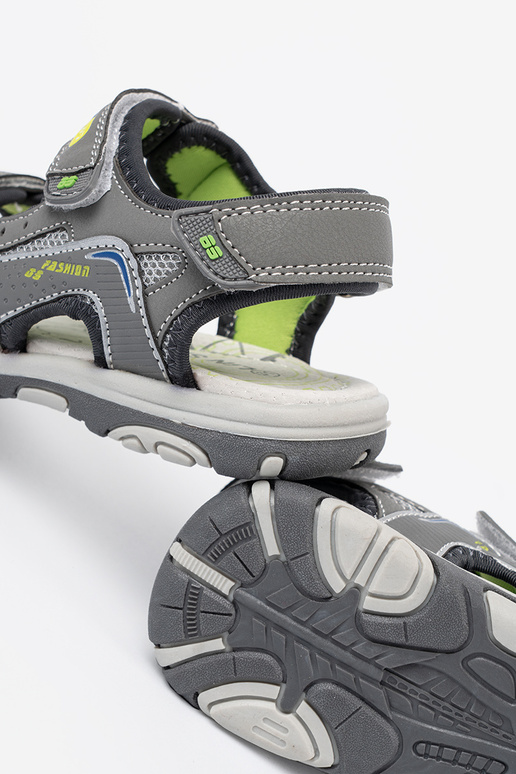 colore grigio sandali fanciullesco