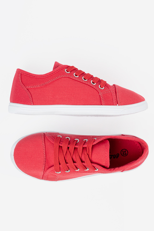 scarpe casual Rosso allacciato