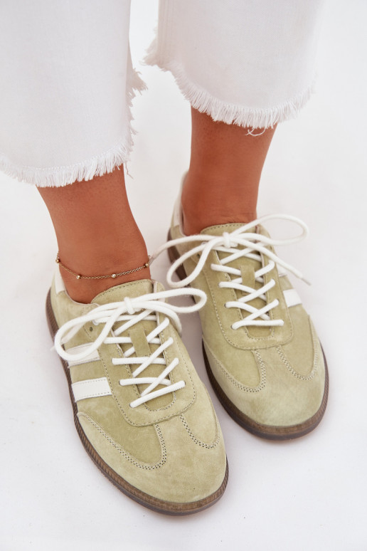 Basso Pelle Scarpe modello sneakers Femminile Calcare Ismina