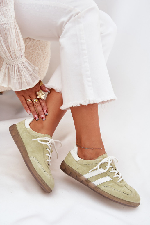 Basso Pelle Scarpe modello sneakers Femminile Calcare Ismina