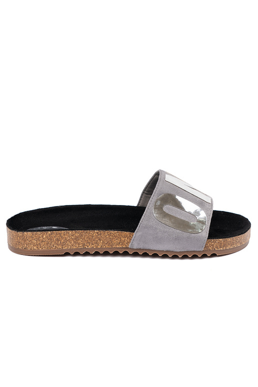 Pantofole z metallicom nastampaiem ONE