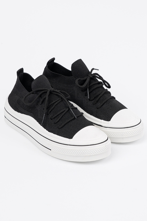 Un modello convincente scarpe colore nero z ozdobnym laccim Un modello convincente scarpe colore nero z ozdobnym laccim