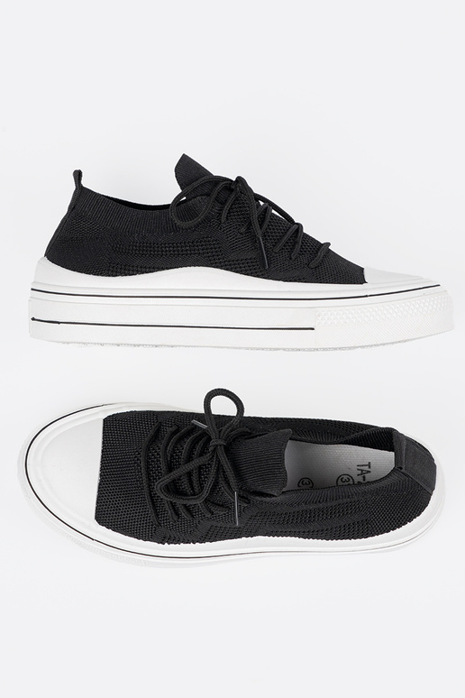 Un modello convincente scarpe colore nero z ozdobnym laccim Un modello convincente scarpe colore nero z ozdobnym laccim