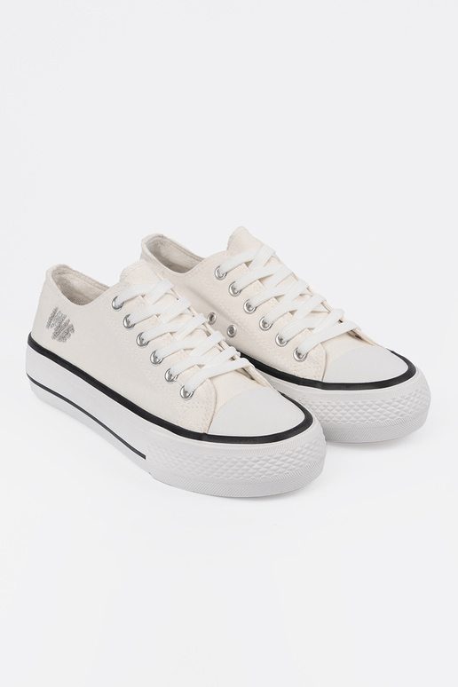 scarpe casual Colore bianco con una nota Love scarpe casual Colore bianco con una nota Love