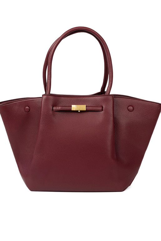 Elegante bordoAa shopperka sulla spalla