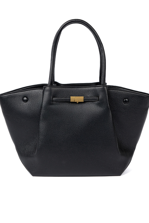 Un classico shopperka z fakturoAanej skóry ekologicznej