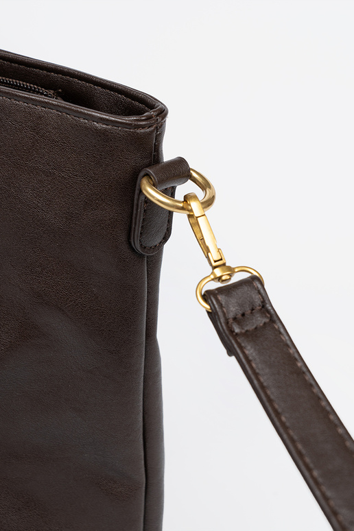 Deverrone scuro borsetta ze d oromi elementami