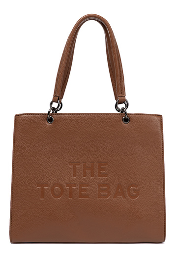 Palmare typu tote A ciepłym brązie 2