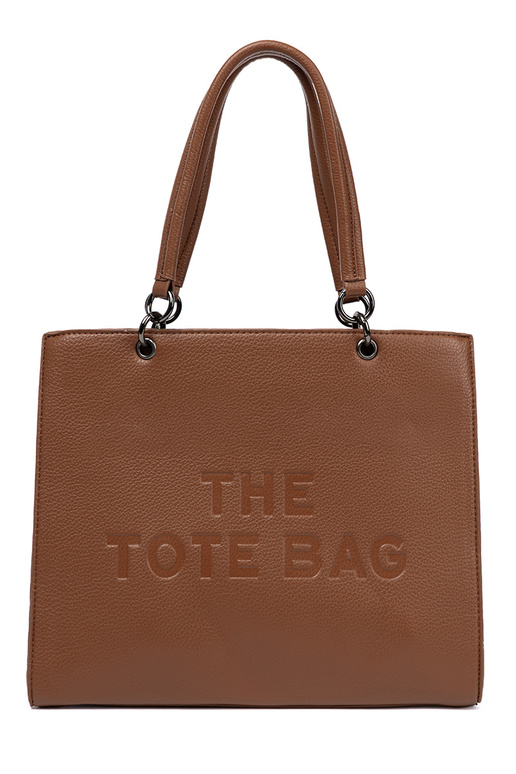 Palmare typu tote A ciepłym brązie