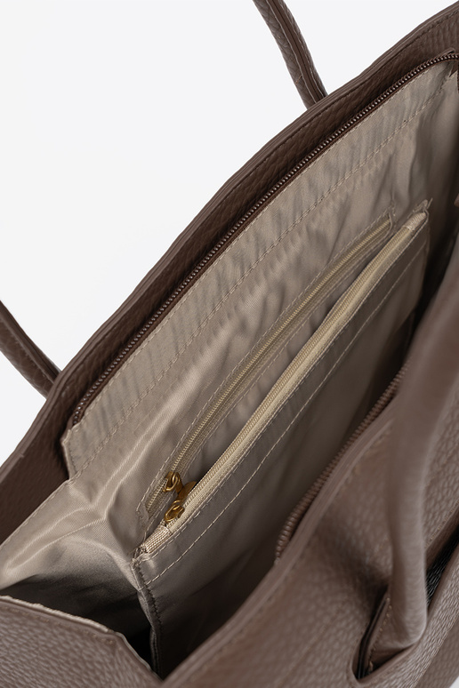 Palmare shopperka z fakturoAanej eko skóry