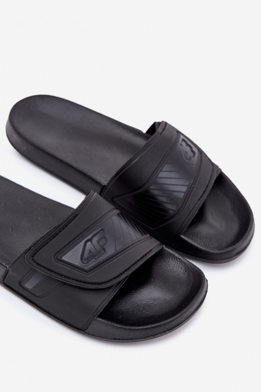 Ciabatte Uomo con chiusure adesive 4FMM00FFLIM091-20S colore nero