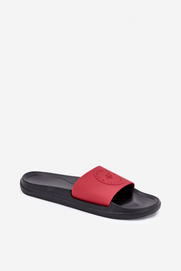 Pantofole da uomo 4FMM00FFLIM047A-62S colore rosso