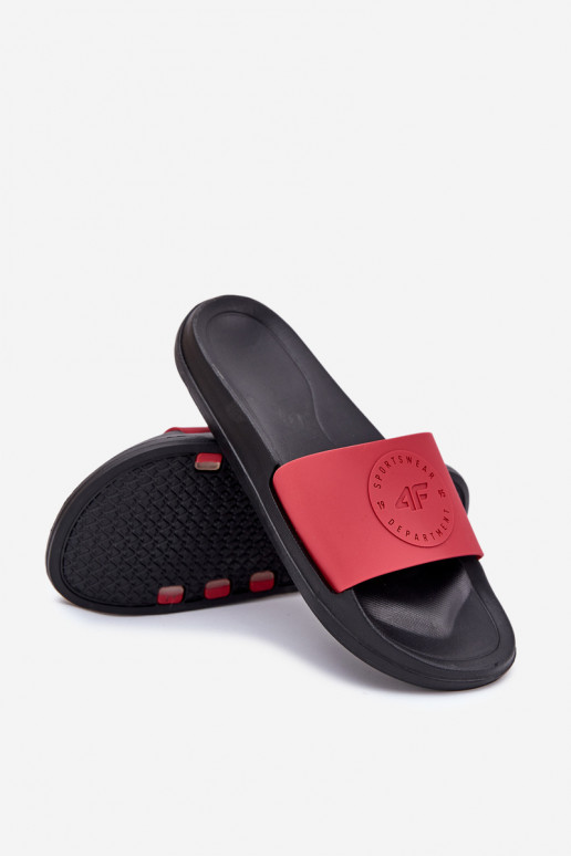 Pantofole da uomo 4FMM00FFLIM047A-62S colore rosso Pantofole da uomo 4FMM00FFLIM047A-62S colore rosso