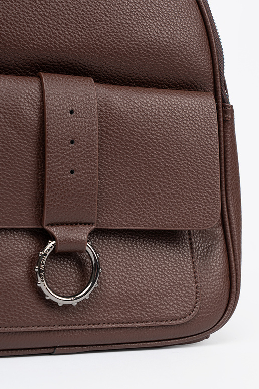 colore marrone zaino le signore in ecopelle