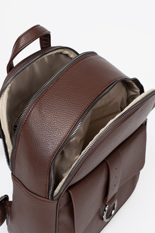 colore marrone zaino le signore in ecopelle