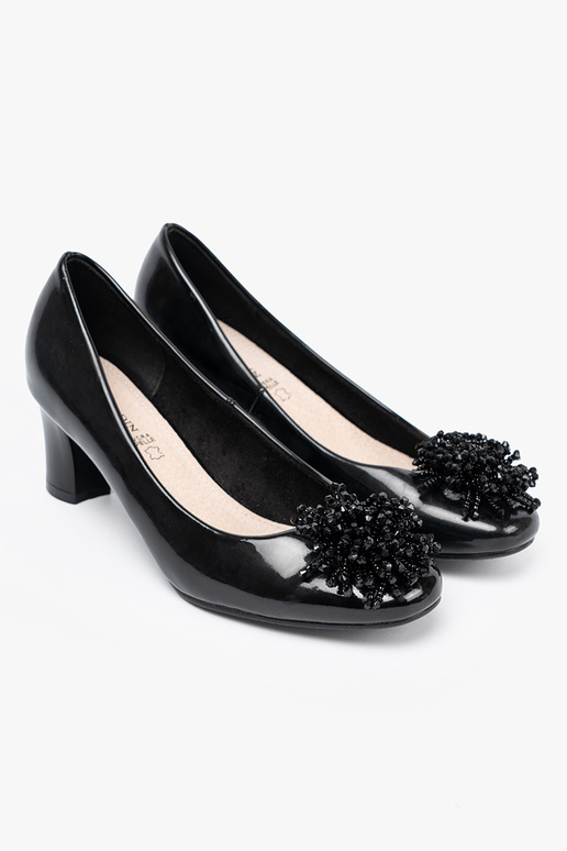 con effetto vernice tacchi alti z efektoAną ozdobą con effetto vernice tacchi alti z efektoAną ozdobą