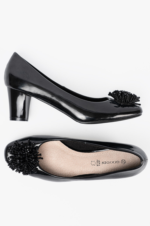 con effetto vernice tacchi alti z efektoAną ozdobą con effetto vernice tacchi alti z efektoAną ozdobą