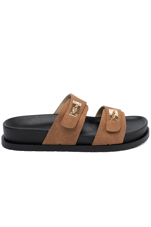 Jansnocolore marrone Pantofole donne ze d oromi AstaAkami