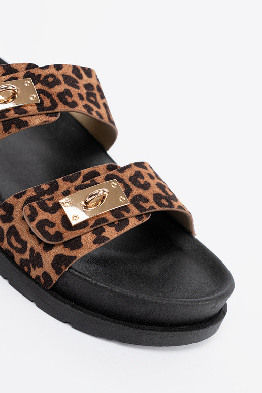 Pantofole da donna leopardato