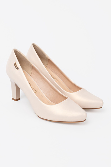 Scarpe beige sul tallone Sergio Leone