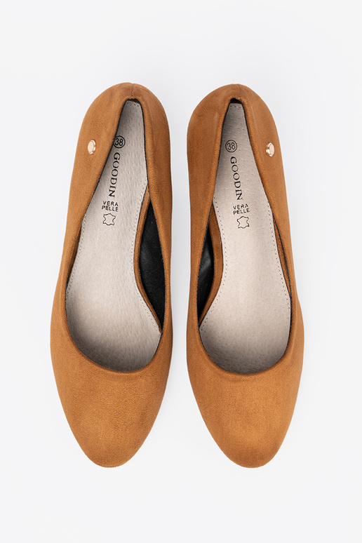 dalla pelle scamosciata tacchi alti sui tacchi alti karmel