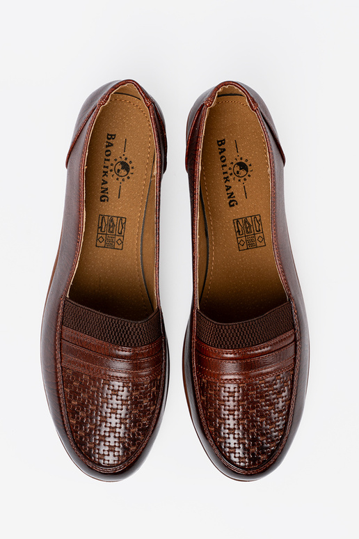 scarpe da donna slip-on z fakturoAanym noskiem scarpe da donna slip-on z fakturoAanym noskiem