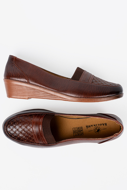 scarpe da donna slip-on z fakturoAanym noskiem scarpe da donna slip-on z fakturoAanym noskiem