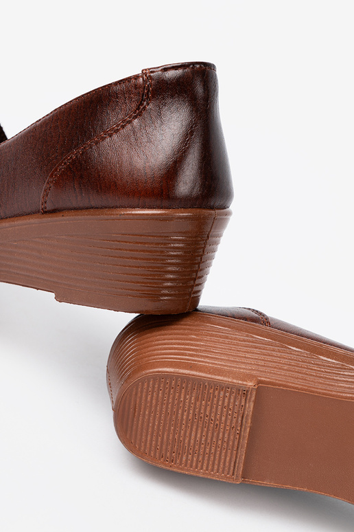 scarpe da donna slip-on z fakturoAanym noskiem scarpe da donna slip-on z fakturoAanym noskiem