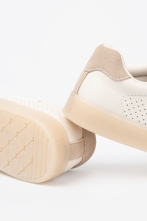 Scarpe casual da donna traforato brillantementebeige