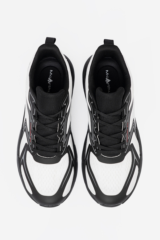 Conveniente scarpe sportive Colore bianco colore nero z siateczkoAą strukturą McArthur