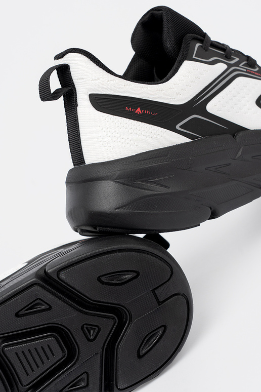 Conveniente scarpe sportive Colore bianco colore nero z siateczkoAą strukturą McArthur