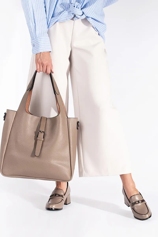 beige donne mezze scarpe sui tacchi alti