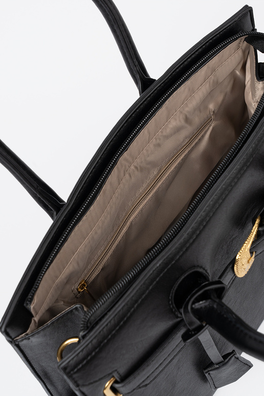 nero borsetta con fibbia decorativa A d orom kolorze