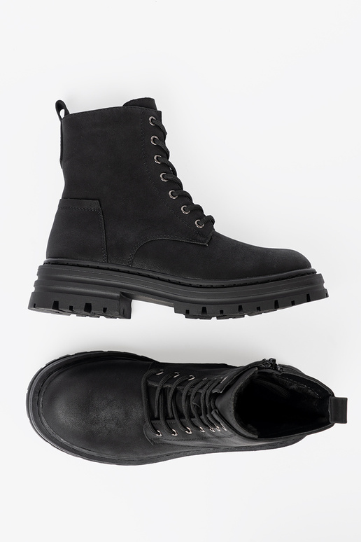 colore nero Scarpe da donnae z laccim i bieżnikiem Sergio Leone