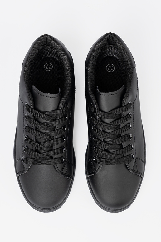 colore nero Scarpe modello sneakers z matoAym Aykończeniem i laccim