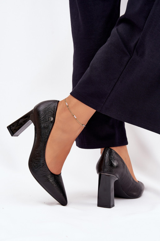 Scarpe col tacco alto Vinceza 62252 colore nero