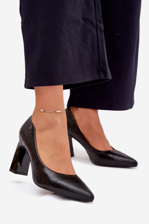 Scarpe col tacco alto Vinceza 62252 colore nero