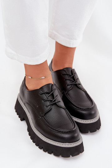 scarpe mocassini da donna Con un pizzo Big Star NN274052 colore nero