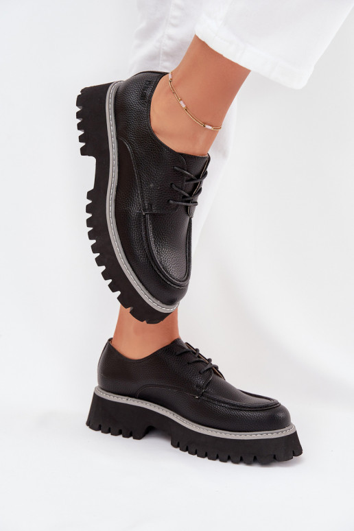 scarpe mocassini da donna Con un pizzo Big Star NN274052 colore nero