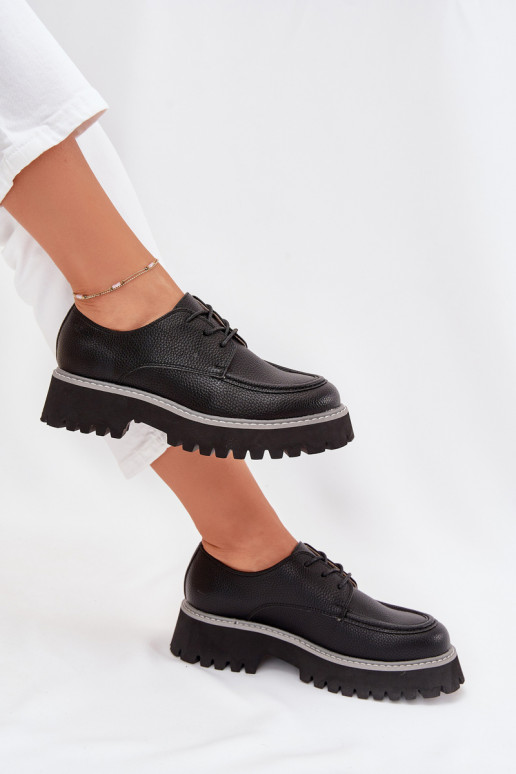 scarpe mocassini da donna Con un pizzo Big Star NN274052 colore nero