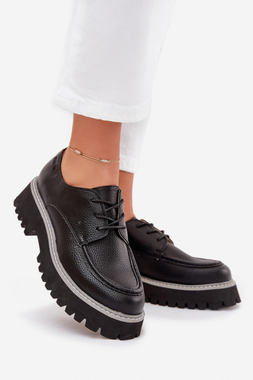 scarpe mocassini da donna Con un pizzo Big Star NN274052 colore nero