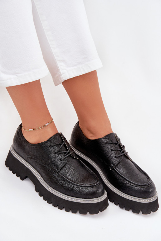 scarpe mocassini da donna Con un pizzo Big Star NN274052 colore nero