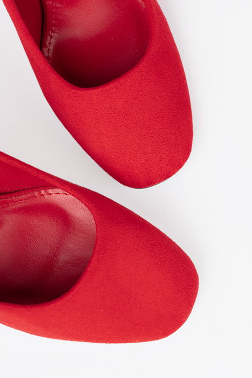 Elegantello classico Rosso tacchi alti z zaokrąglonym noskiem Elegantello classico Rosso tacchi alti z zaokrąglonym noskiem