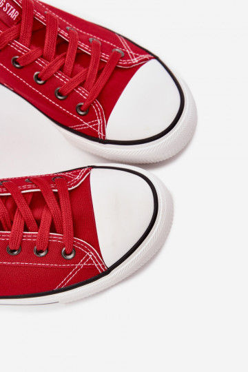 Sneakers bianche e argento con dettagli lucidi
